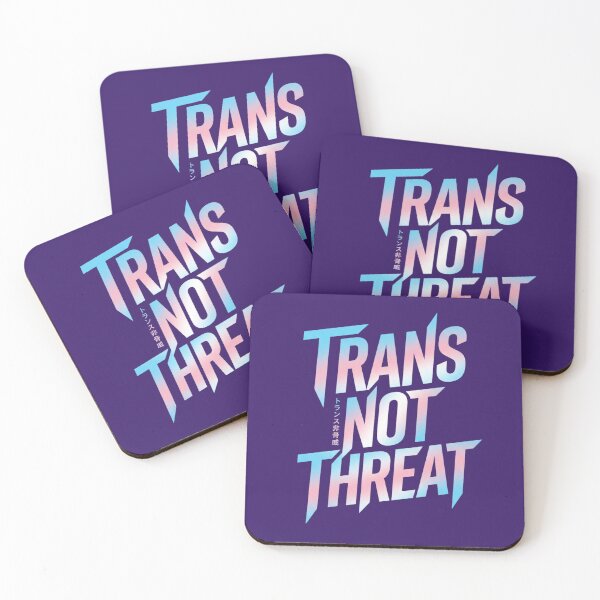 Item preview, Trans Not Threat V5 designed and sold by EvergreenPark - Tee Studio.