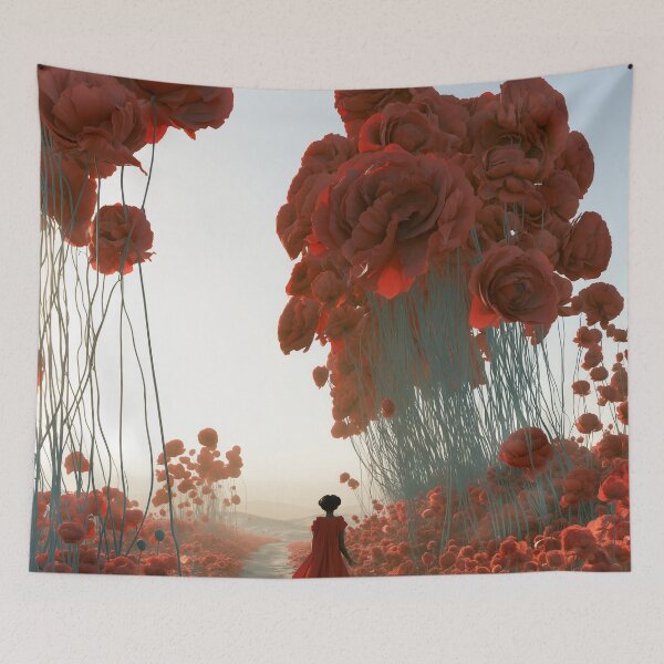 Item preview, Crimson Pilgrimage Through the Blooming Colossus designed and sold by oanaunciuleanu.