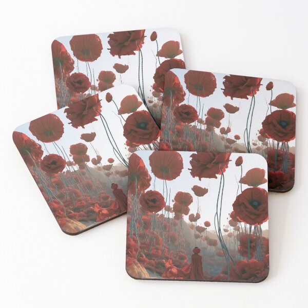 Item preview, Crimson Pilgrimage Through the Blooming Colossus designed and sold by oanaunciuleanu.