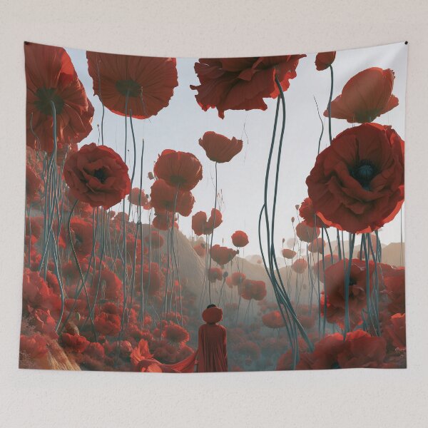 Item preview, Crimson Pilgrimage Through the Blooming Colossus designed and sold by oanaunciuleanu.