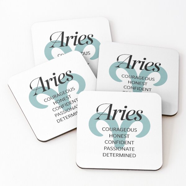 Item preview, Aries Zodiac Sign Personality Shirt – Courageous Confident Passionate designed and sold by Cool-cat-art.