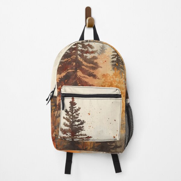 Item preview, Autumn Forest Watercolor Landscape designed and sold by PACS0011.