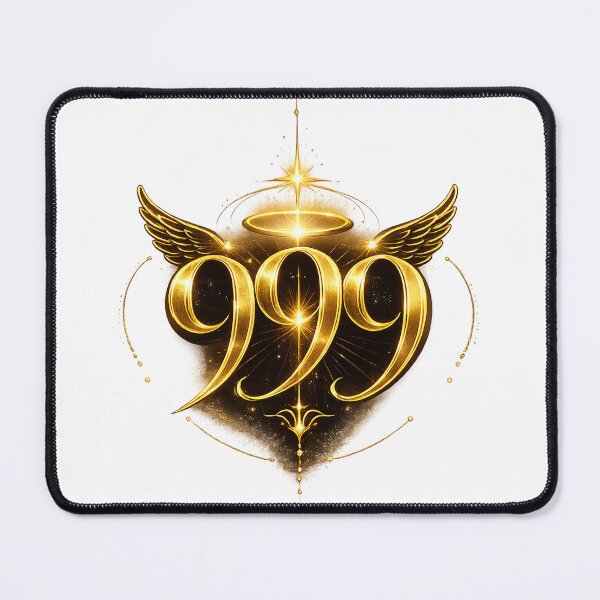 Item preview, Golden Angel Number 999 Celestial Design designed and sold by HiteshArt111.