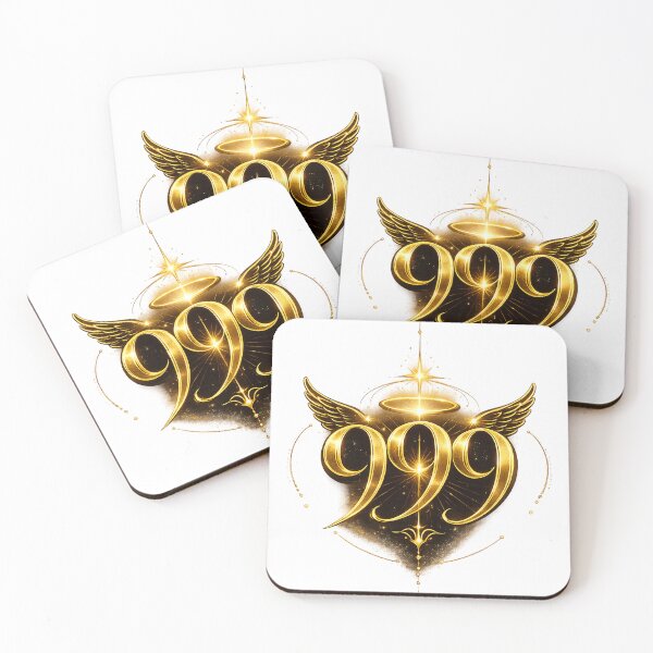 Item preview, Golden Angel Number 999 Celestial Design designed and sold by HiteshArt111.