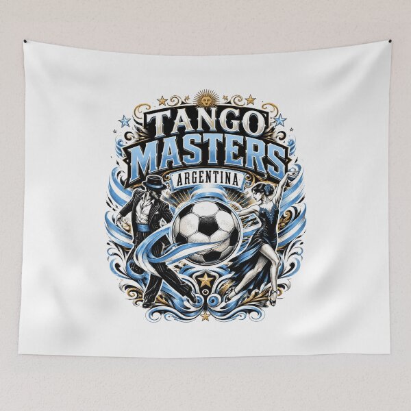 Item preview, Tango Masters Argentina World Cup 2026 designed and sold by TshirtHeros.