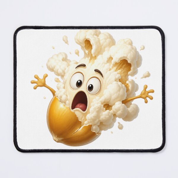 Item preview, Funny Surprised Popcorn Character Cartoon designed and sold by jgvisualarts.