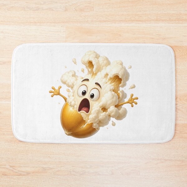 Item preview, Funny Surprised Popcorn Character Cartoon designed and sold by jgvisualarts.