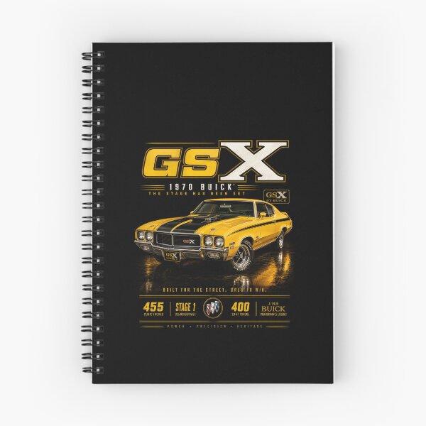 Item preview, 1970 Buick GSX Stage 1 Saturn Yellow Classic Muscle Car Vintage Art designed and sold by TheArtOfCar.