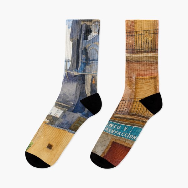 Item preview, The Miner of Utrillas – Urban Watercolor of Aragon designed and sold by Miradas del Mundo.