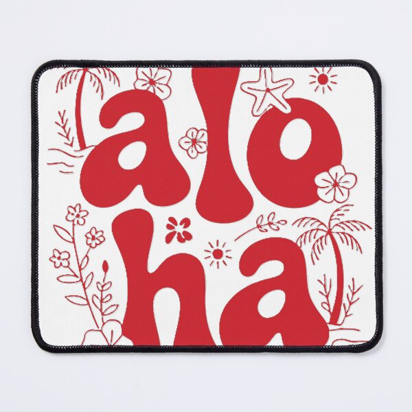 Item preview, Aloha Retro Floral Typography designed and sold by Tdesignsale.