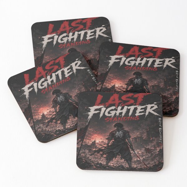 Item preview, Last Fighter Standing – Apocalyptic Anime Warrior Design designed and sold by UnknownFrame.