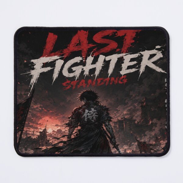 Item preview, Last Fighter Standing – Apocalyptic Anime Warrior Design designed and sold by UnknownFrame.