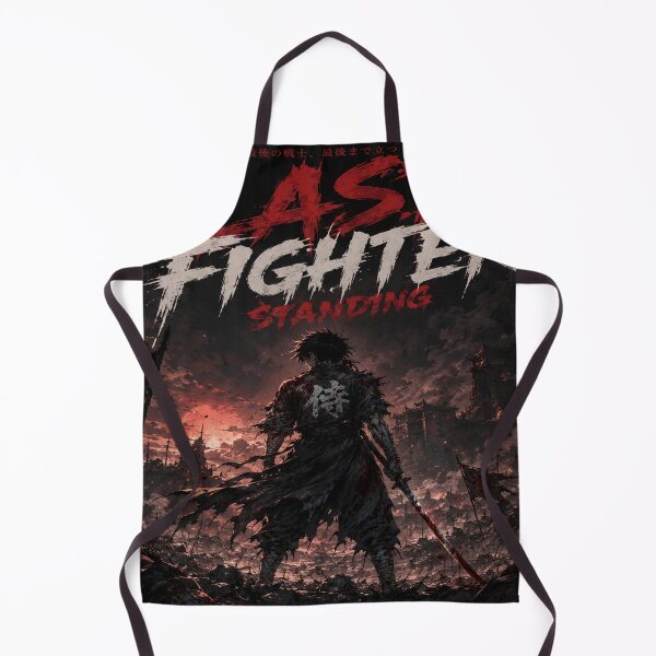 Item preview, Last Fighter Standing – Apocalyptic Anime Warrior Design designed and sold by UnknownFrame.