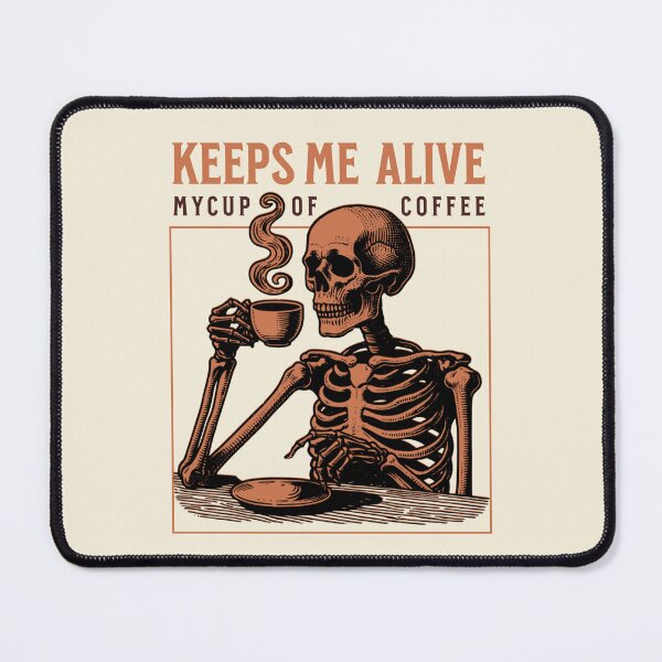 Item preview, Skeleton Design Coffee Lover Gift designed and sold by MyCozyCorner24.