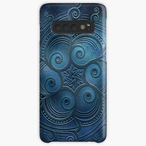 Mobile skin mandala blue too Samsung Galaxy Snap Case