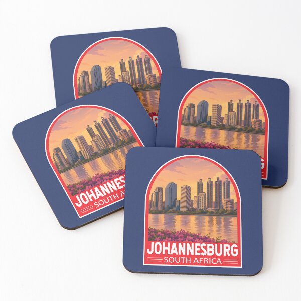 Item preview, Johannesburg South Africa Travel Art Emblem designed and sold by KrisSidDesigns.