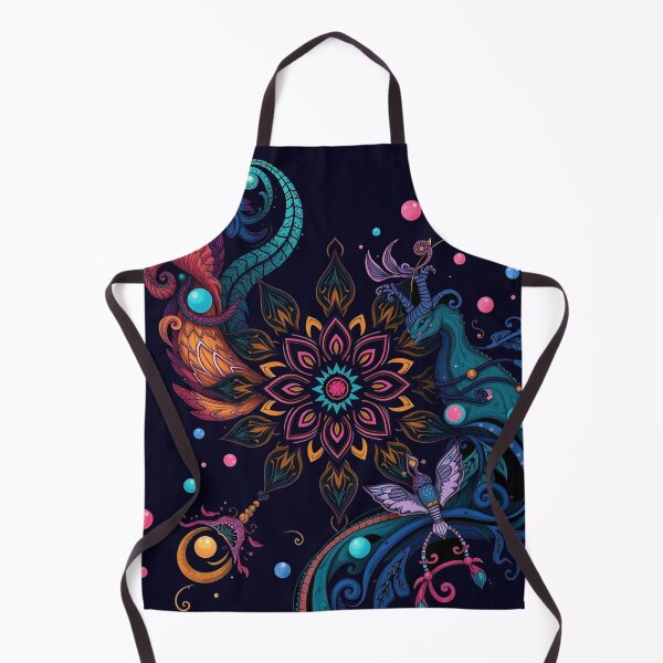 Item preview, Mystic Mandala Dragon and Phoenix Fantasy Art designed and sold by Tama-sirth.