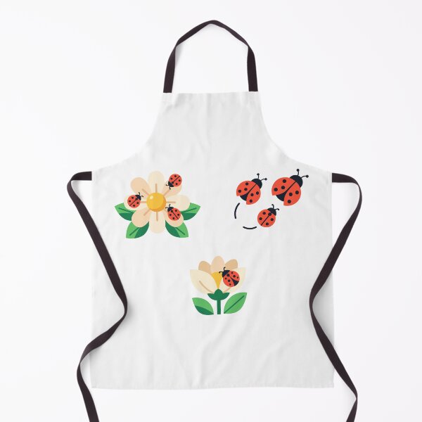 Item preview, Cute Ladybug Flowers Spring Nature Collection designed and sold by BetweenForms.