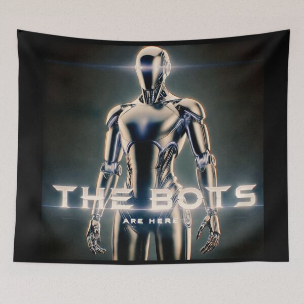 Item preview, humanoid robot AI Robots Future Tech Design | The Bots Are Coming Futuristic  designed and sold by TEEJAMBOREE.