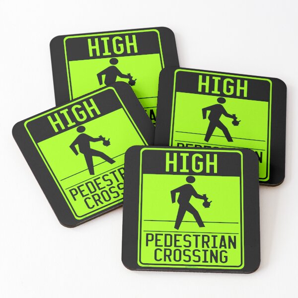 Item preview, High Pedestrian Crossing Sign designed and sold by BuzzDalways.