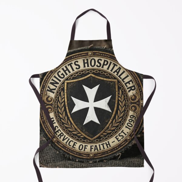 Item preview, Knights Hospitaller – Medieval White Cross Emblem Badge designed and sold by ElNiro.