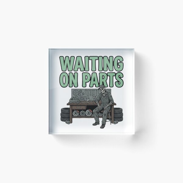 Item preview, skeleton garage mechanic funny design designed and sold by ArtDesignTp.