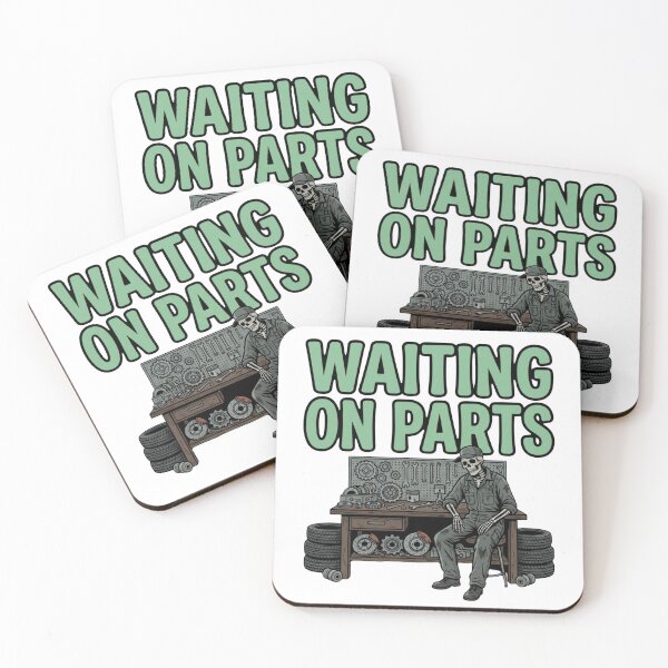 Item preview, skeleton garage mechanic funny design designed and sold by ArtDesignTp.