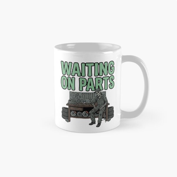 Item preview, skeleton garage mechanic funny design designed and sold by ArtDesignTp.