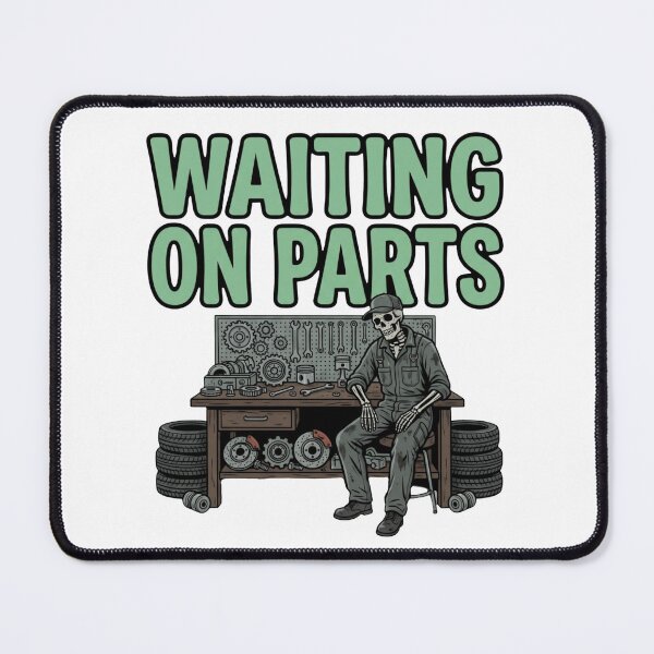 Item preview, skeleton garage mechanic funny design designed and sold by ArtDesignTp.