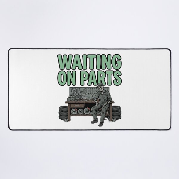 Item preview, skeleton garage mechanic funny design designed and sold by ArtDesignTp.