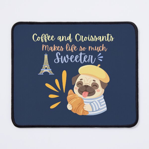 Item preview, Coffee and croissants make life so much sweeter. designed and sold by BritishDelights.