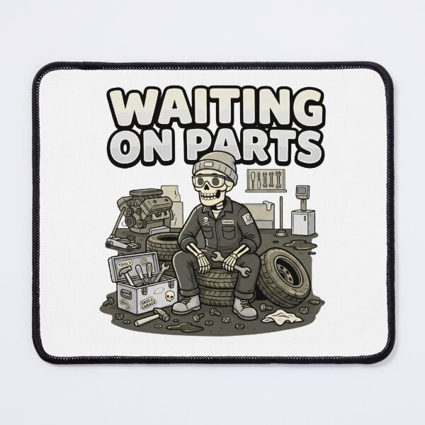 Item preview, funny car technician skull design designed and sold by ArtDesignTp.