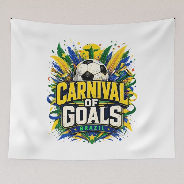Item preview, Carnival of Goals Brazil World Cup 2026 tshirt  designed and sold by TshirtHeros.