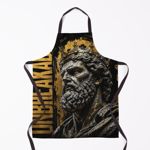Item preview, Unbreakable King Statue Graphic Tee | Dark Royal Warrior Aesthetic | Luxury Gold Streetwear Art designed and sold by Emoji Emblems.