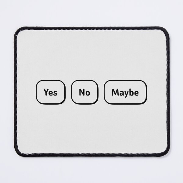Item preview, Yes No Maybe designed and sold by Wolf-Essentials.