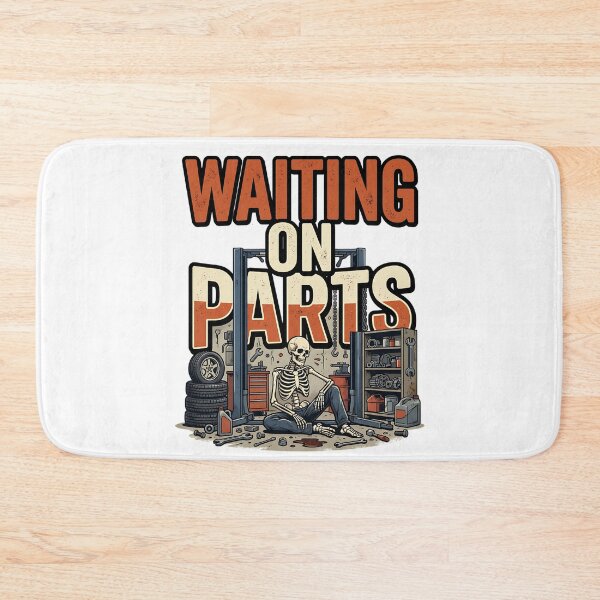 Item preview, mechanic skeleton garage repair art designed and sold by ArtDesignTp.