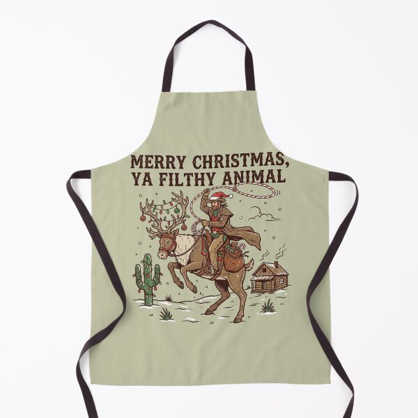 Item preview, Merry Christmas Ya Filthy Animal Western Christmas  designed and sold by Milasneeze.