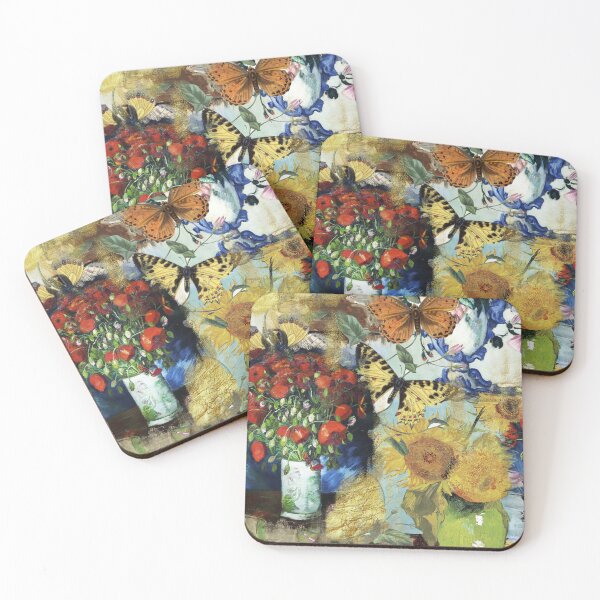 Item preview, Tribute Vintage Floral Paintings Bouquet Collage designed and sold by elenabdesigns.