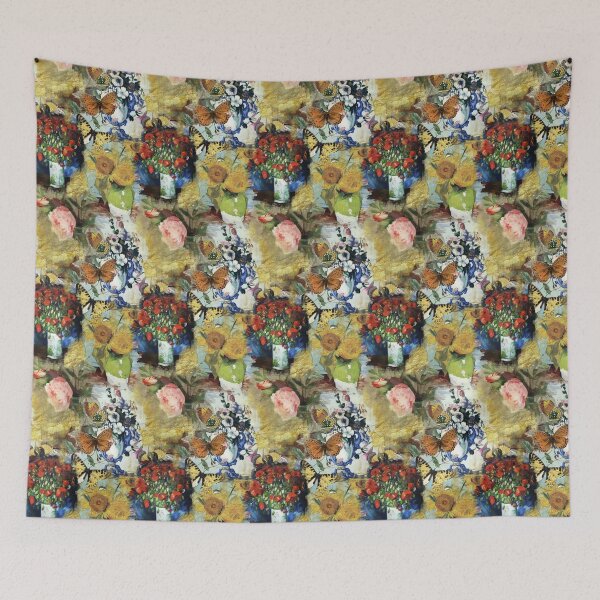 Item preview, Tribute Vintage Floral Paintings Bouquet Collage designed and sold by elenabdesigns.