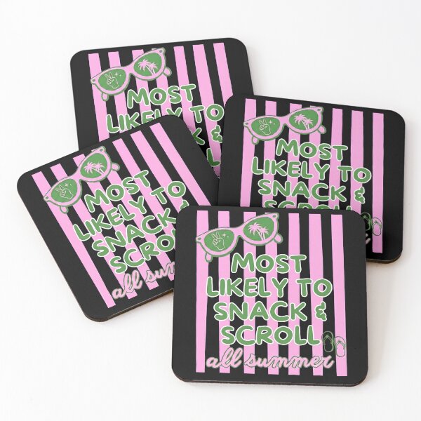 Item preview, Most Likely To Snack And Scroll All Summer Southern Preppy designed and sold by VGAfanatic.