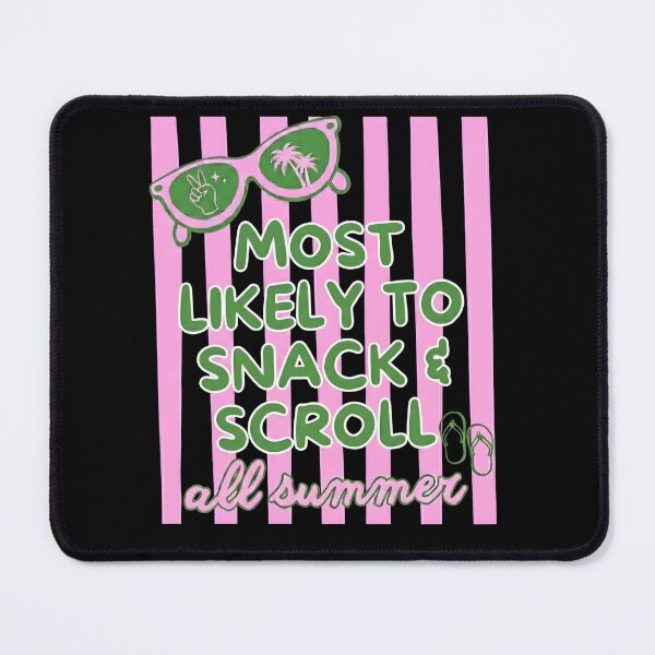 Item preview, Most Likely To Snack And Scroll All Summer Southern Preppy designed and sold by VGAfanatic.