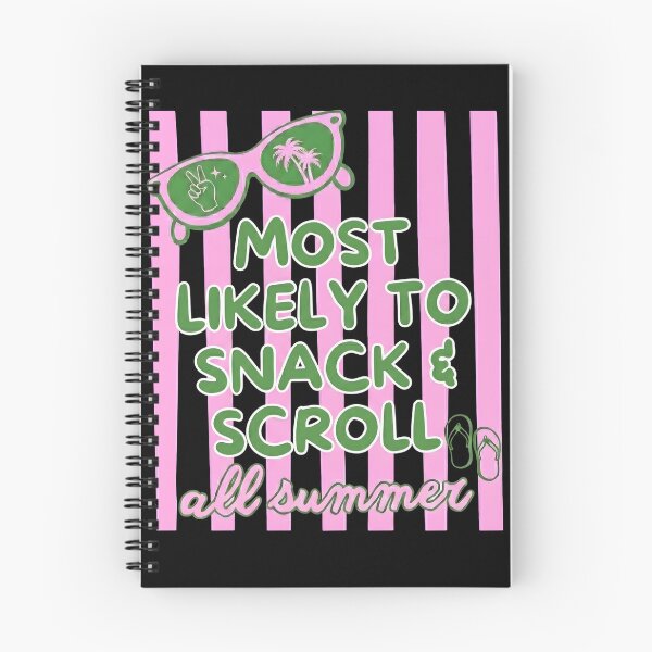Item preview, Most Likely To Snack And Scroll All Summer Southern Preppy designed and sold by VGAfanatic.