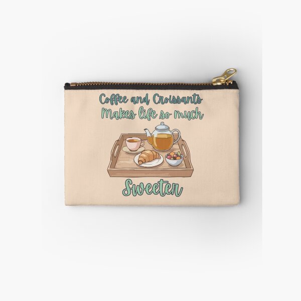 Item preview, Coffee and croissants make life so much sweeter. designed and sold by BritishDelights.