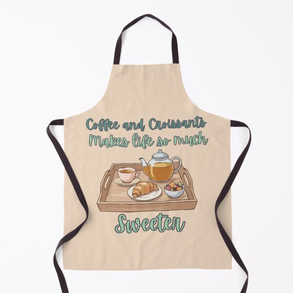 Item preview, Coffee and croissants make life so much sweeter. designed and sold by BritishDelights.