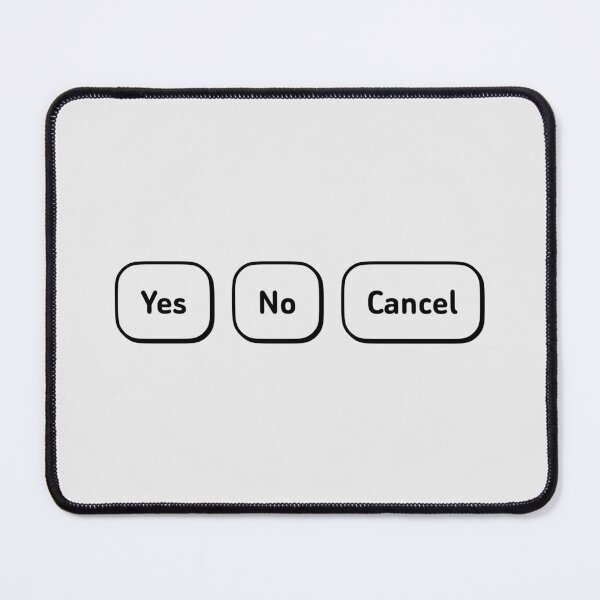 Item preview, Yes No Cancel designed and sold by Wolf-Essentials.