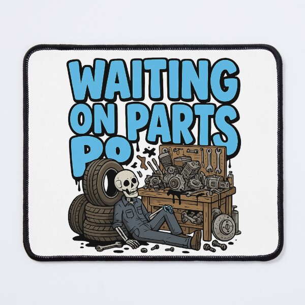 Item preview, car mechanic skull garage humor designed and sold by ArtDesignTp.