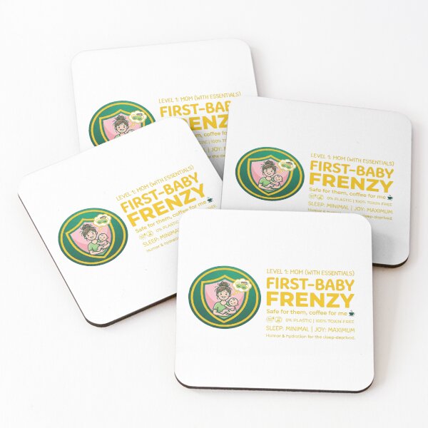 Item preview, First-Baby Frenzy: The "Sleep-Deprived" Golden Edition - 100% Toxin-Free designed and sold by ZarouraMed.