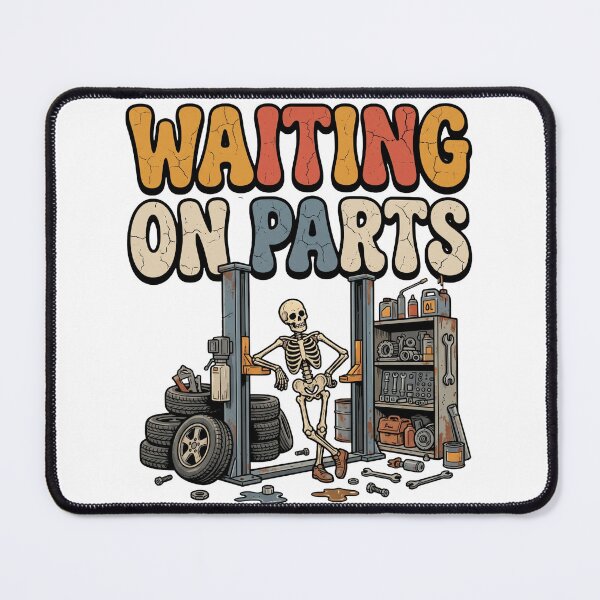 Item preview, garage life skeleton mechanic humor designed and sold by ArtDesignTp.