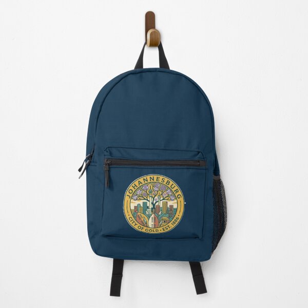 Item preview, Johannesburg Illustration Travel Art Badge designed and sold by KrisSidDesigns.