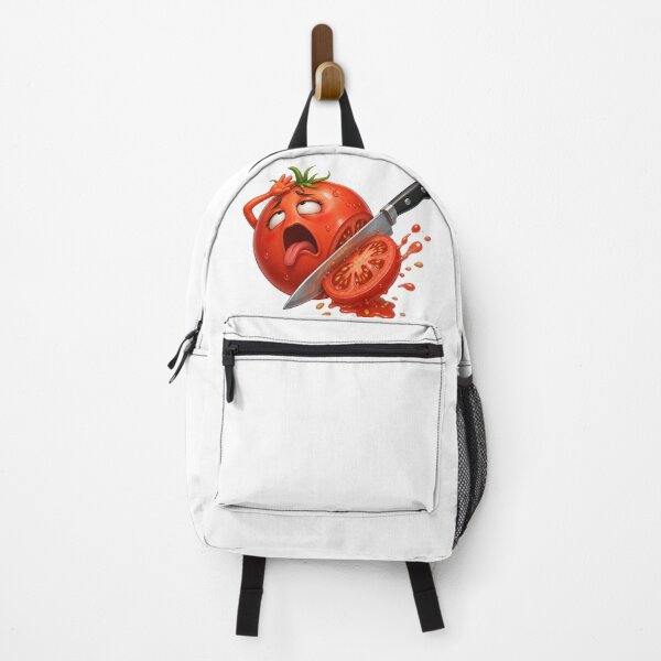 Item preview, Screaming Tomato Sliced by Knife Funny Art designed and sold by jgvisualarts.